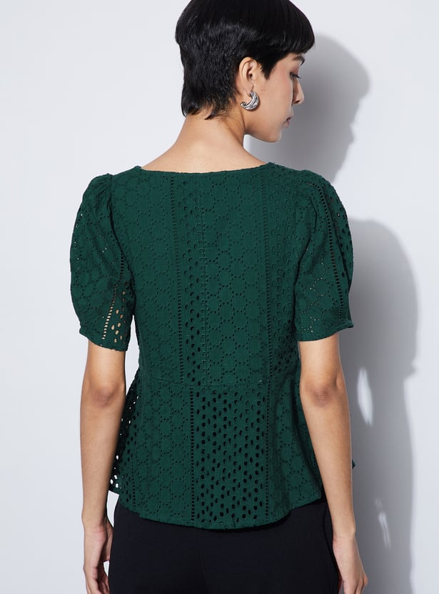 CODE Schiffli Top
