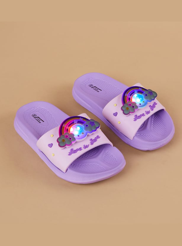 BRAND Girls Rainbow Character Sliders