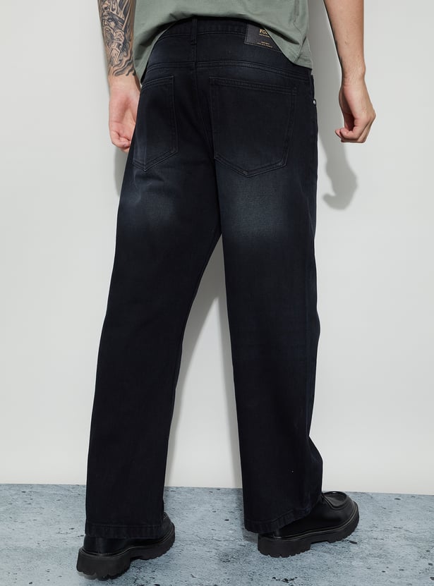 FORCA Darkwashed Loose Fit Jeans