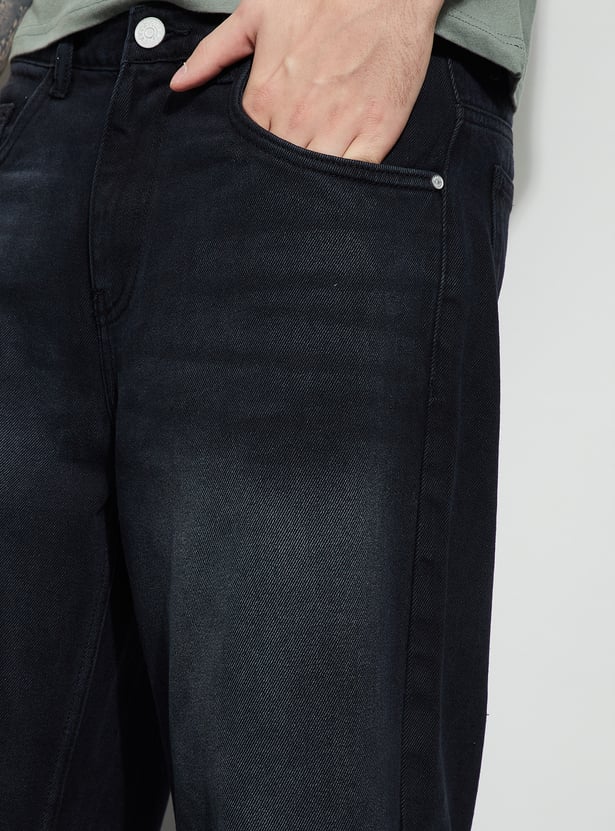 FORCA Darkwashed Loose Fit Jeans