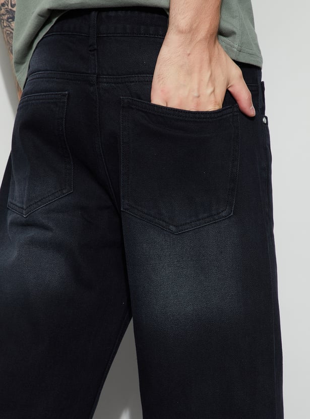 FORCA Darkwashed Loose Fit Jeans
