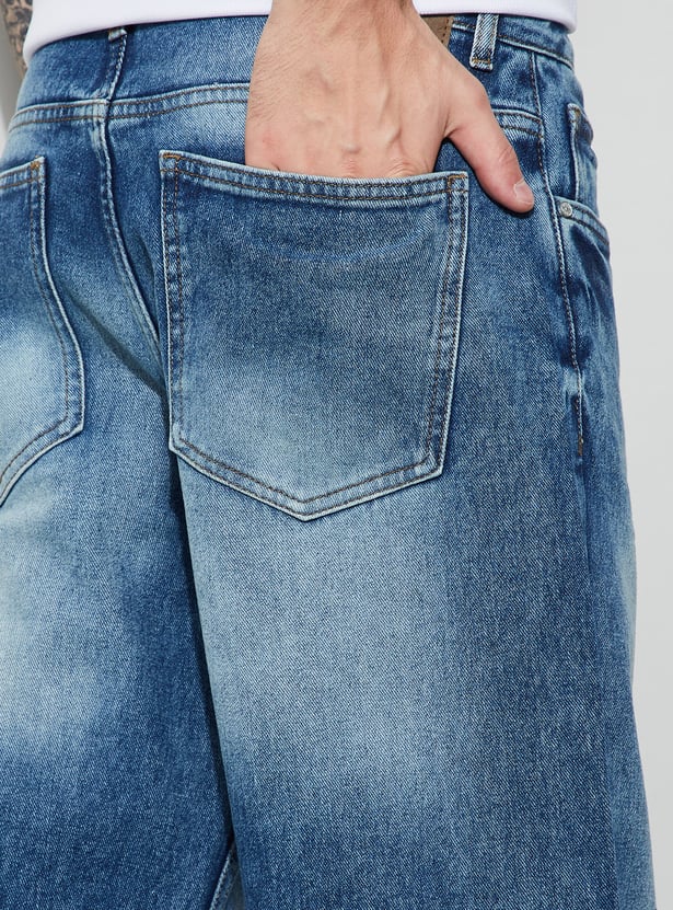 FORCA Washed Loose Fit Jeans