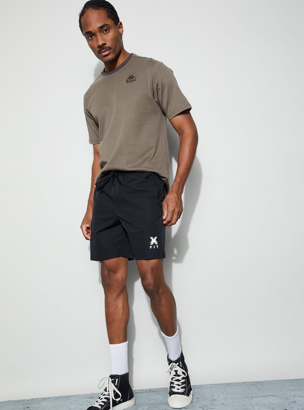 KAPPA Solid Crew Neck T-shirt