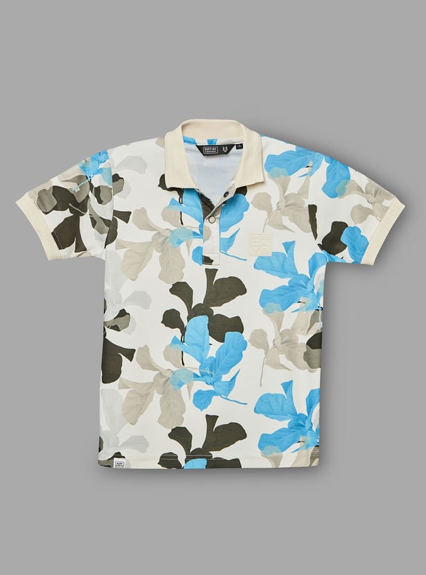 RUFF KIDS Boys Printed Polo T-shirt