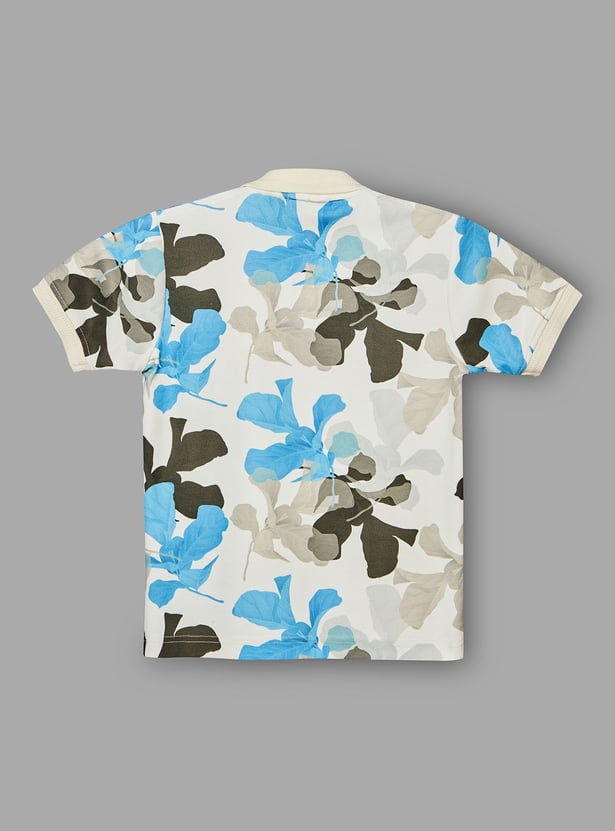 RUFF KIDS Boys Printed Polo T-shirt