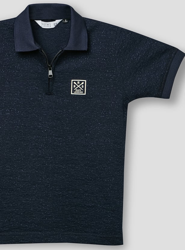 RUFF KIDS Boys Solid Polo T-shirt