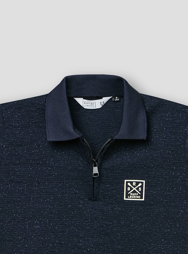 RUFF KIDS Boys Solid Polo T-shirt