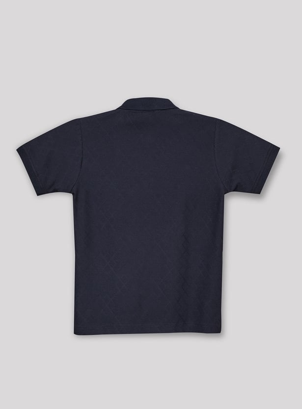 RUFF KIDS Boys Solid Polo T-shirt