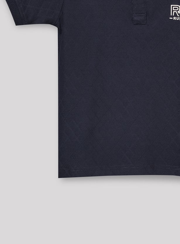 RUFF KIDS Boys Solid Polo T-shirt