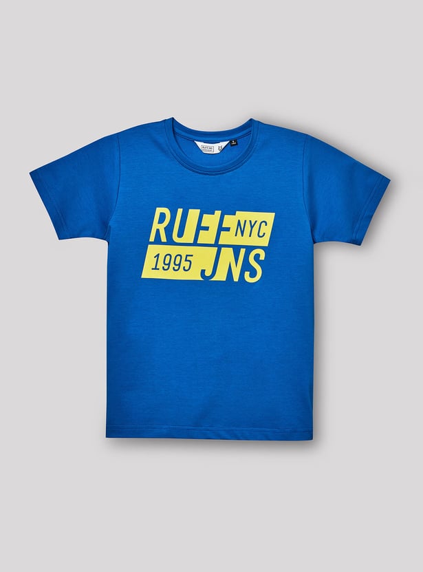 RUFF KIDS Boys Printed T-shirt
