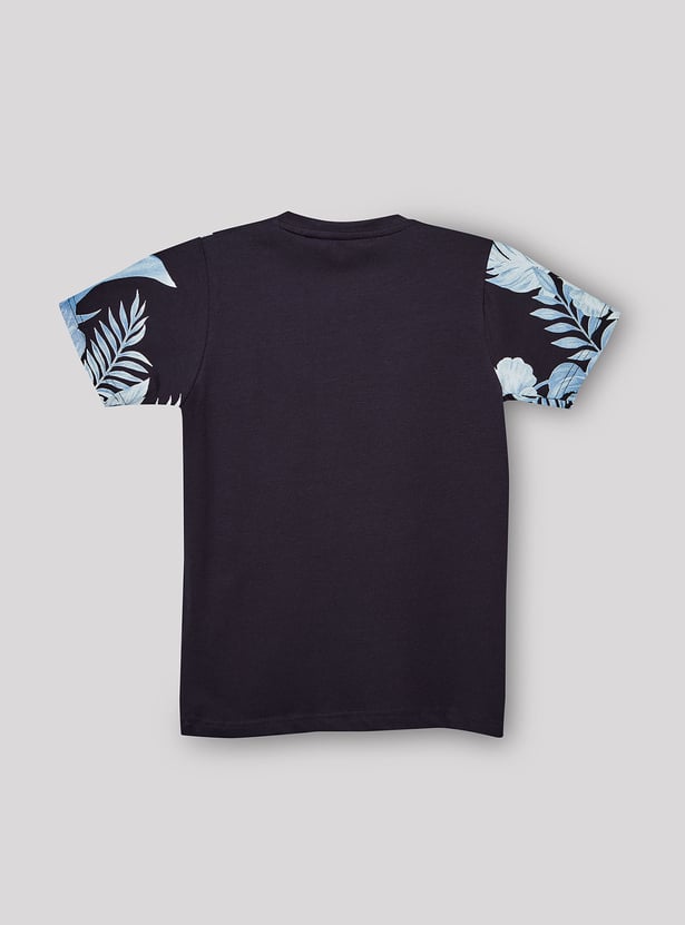 RUFF KIDS Boys Floral Print T-shirt