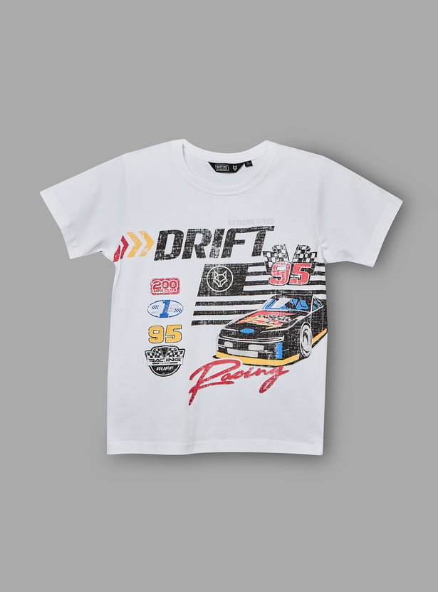RUFF KIDS Boys Graphic Print T-shirt