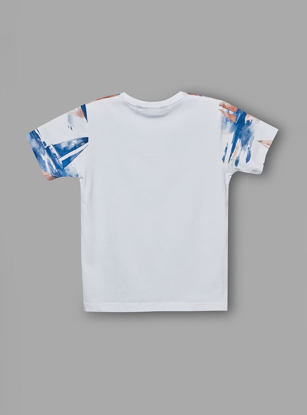 RUFF KIDS Boys Nautical Print T-shirt