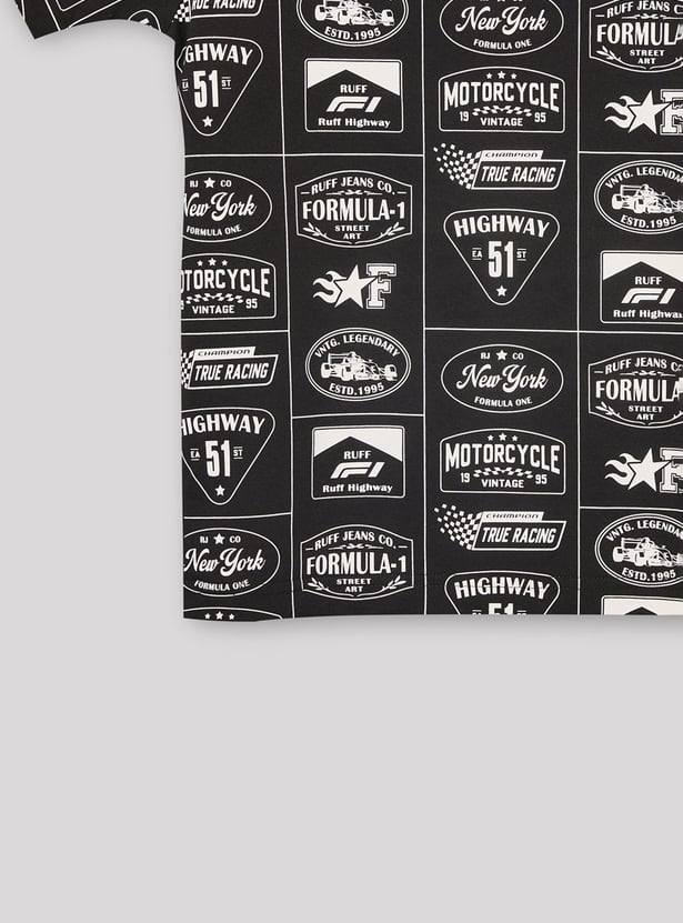 RUFF KIDS Boys Printed T-shirt