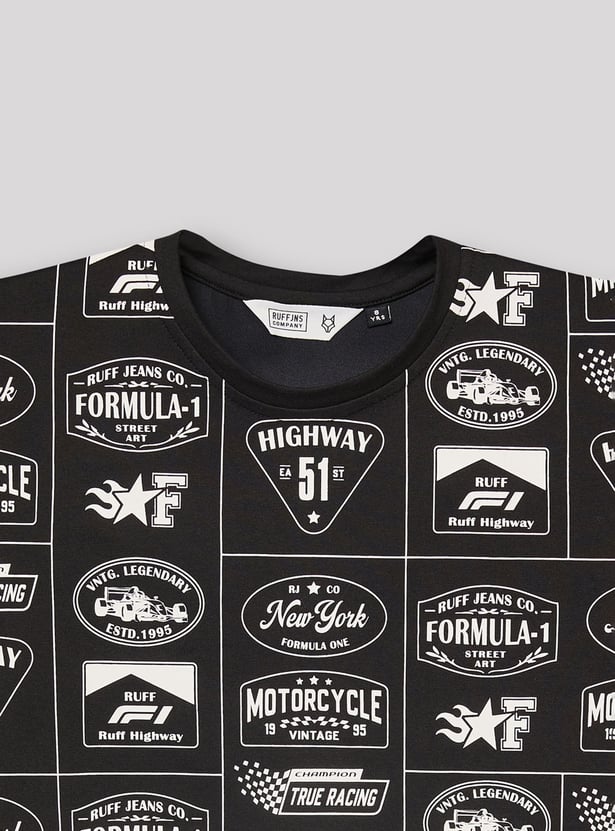 RUFF KIDS Boys Printed T-shirt