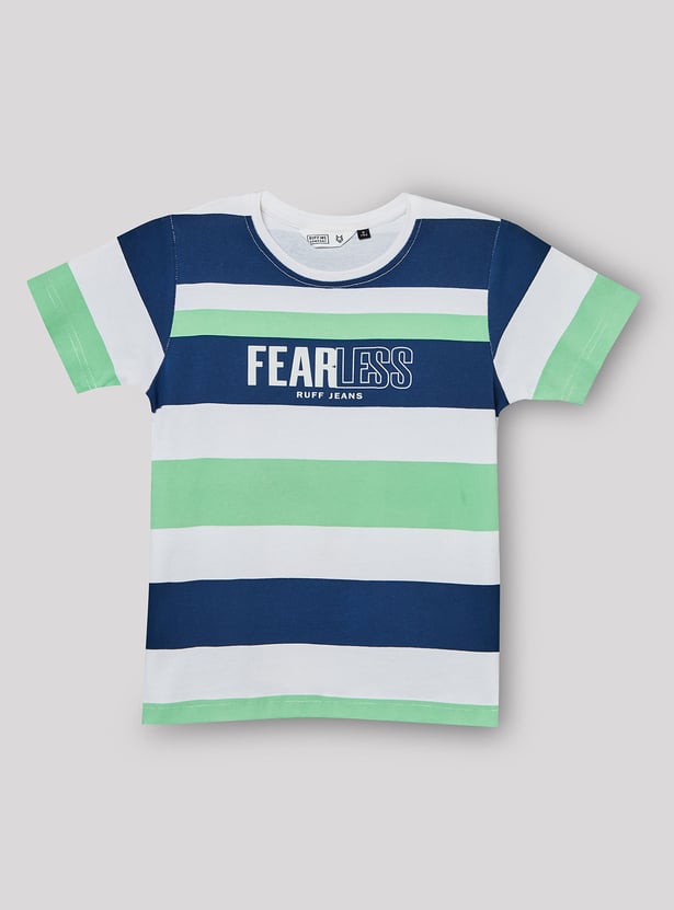 RUFF KIDS Boys Striped T-shirt