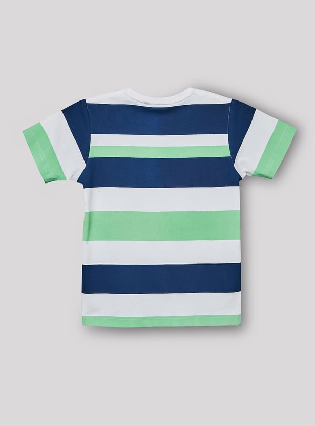 RUFF KIDS Boys Striped T-shirt
