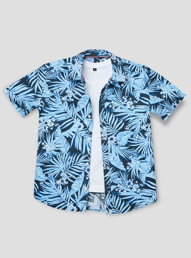 RUFF KIDS Graphic Print Shirt with T-shirt
