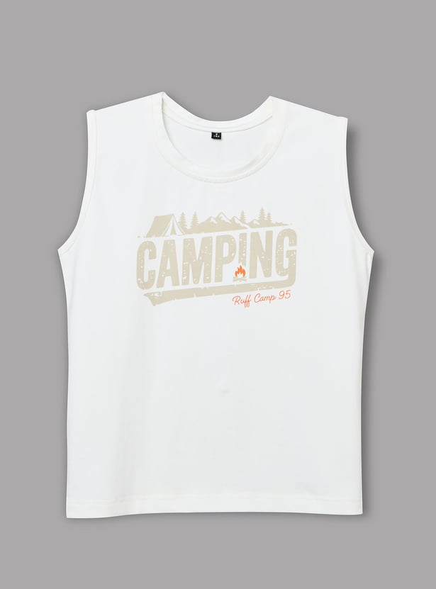 RUFF KIDS Printed Shirt with T-shirt