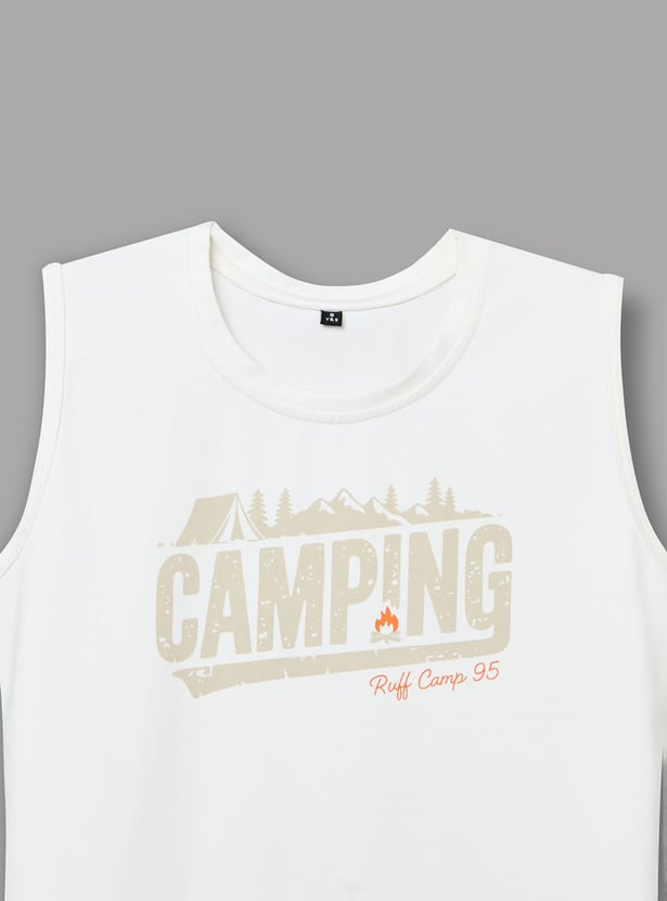 RUFF KIDS Printed Shirt with T-shirt