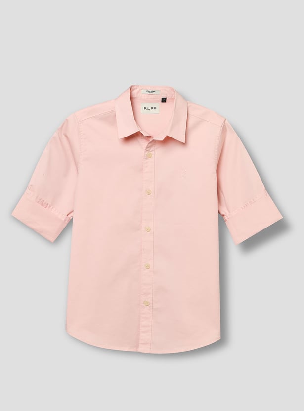 RUFF KIDS Boys Solid Shirt