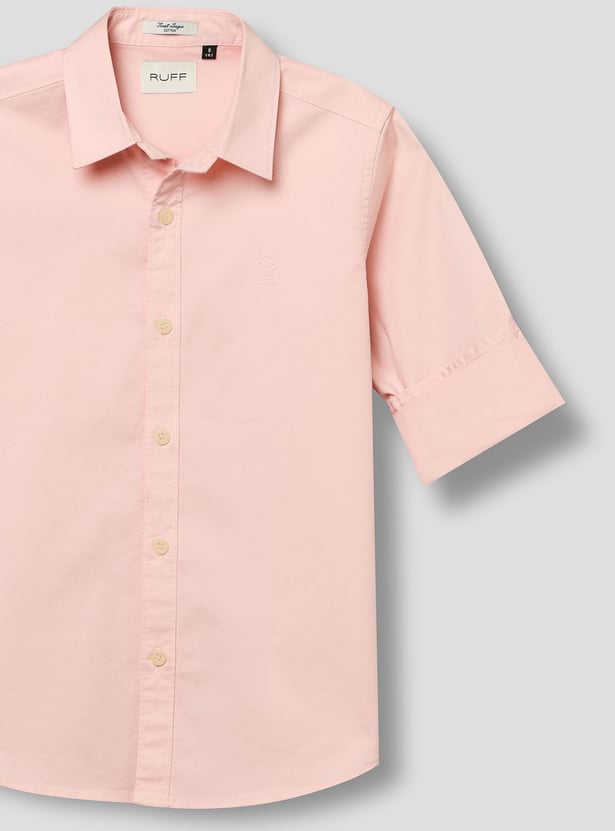 RUFF KIDS Boys Solid Shirt