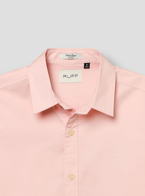 RUFF KIDS Boys Solid Shirt