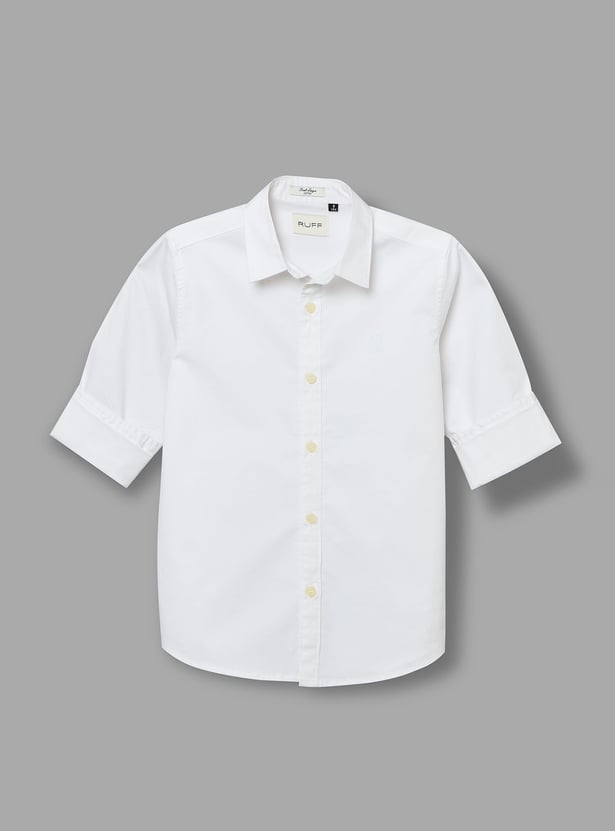 RUFF KIDS Boys Solid Shirt