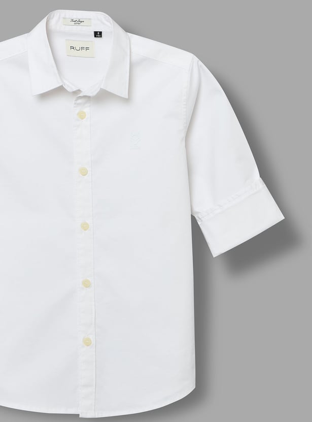 RUFF KIDS Boys Solid Shirt