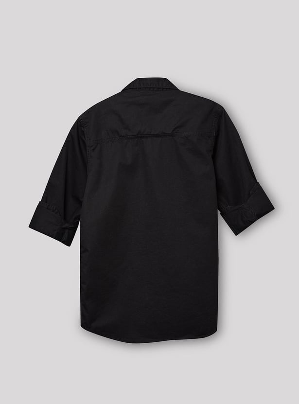 RUFF KIDS Printed Full Sleeves Shirt