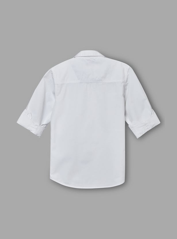 RUFF KIDS Printed Full Sleeves Shirt