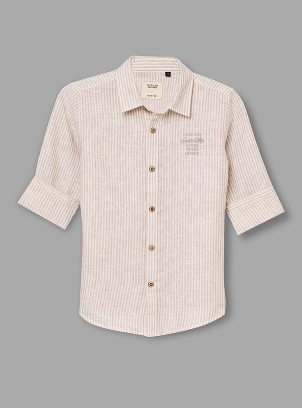 RUFF KIDS Boys Striped Shirt