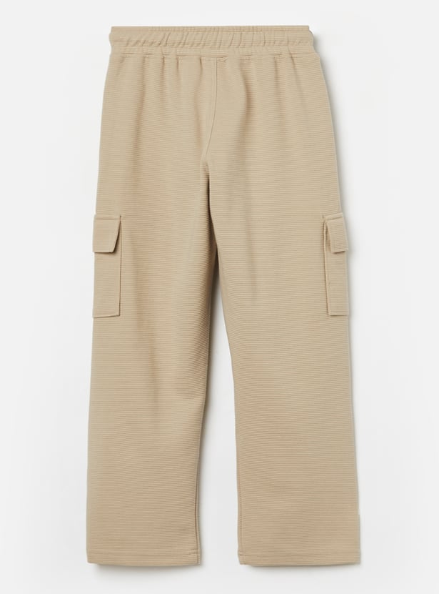 RUFF KIDS Boys Solid Track Pants