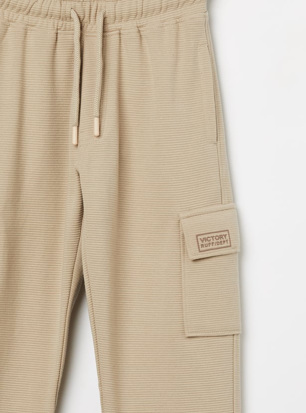 RUFF KIDS Boys Solid Track Pants