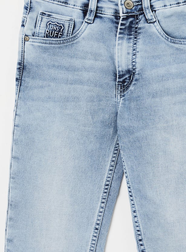 RUFF KIDS Boys Washed Regular Fit Jeans