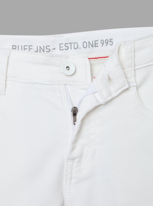 RUFF KIDS Boys Solid Straight Fit Jeans