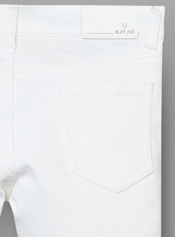 RUFF KIDS Boys Solid Straight Fit Jeans