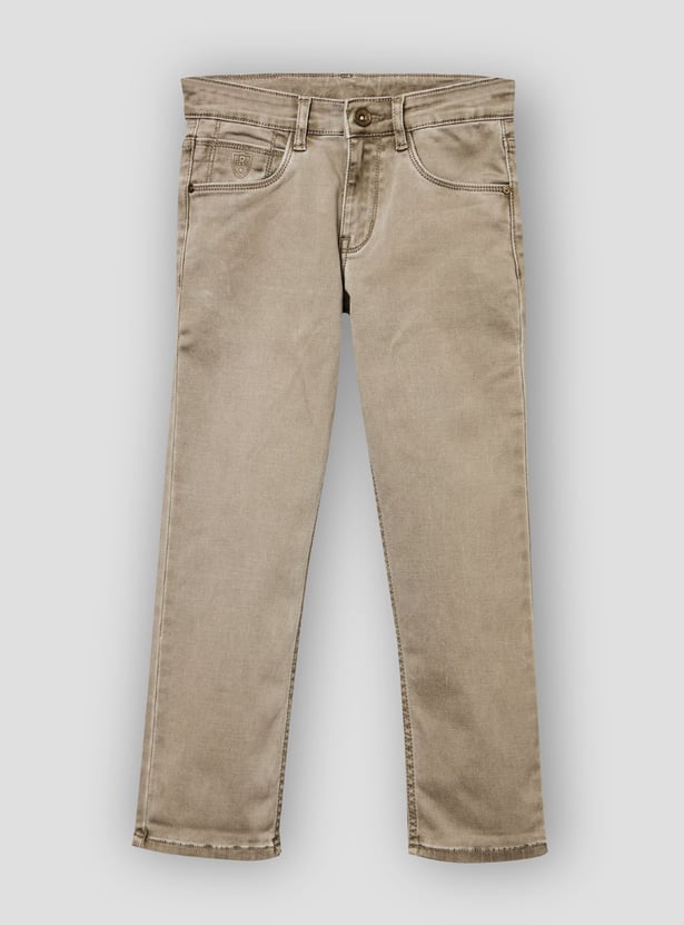 RUFF KIDS Boys Washed Straight Fit Jeans