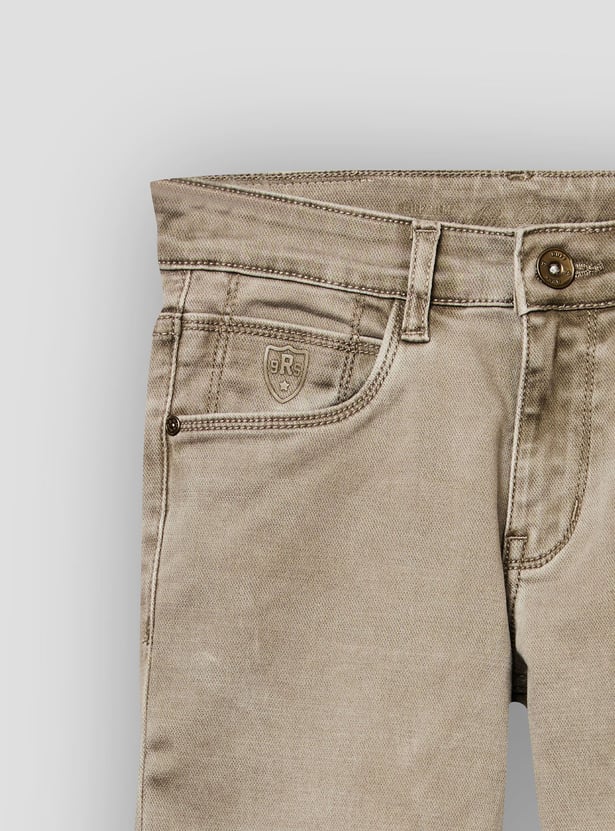 RUFF KIDS Boys Washed Straight Fit Jeans