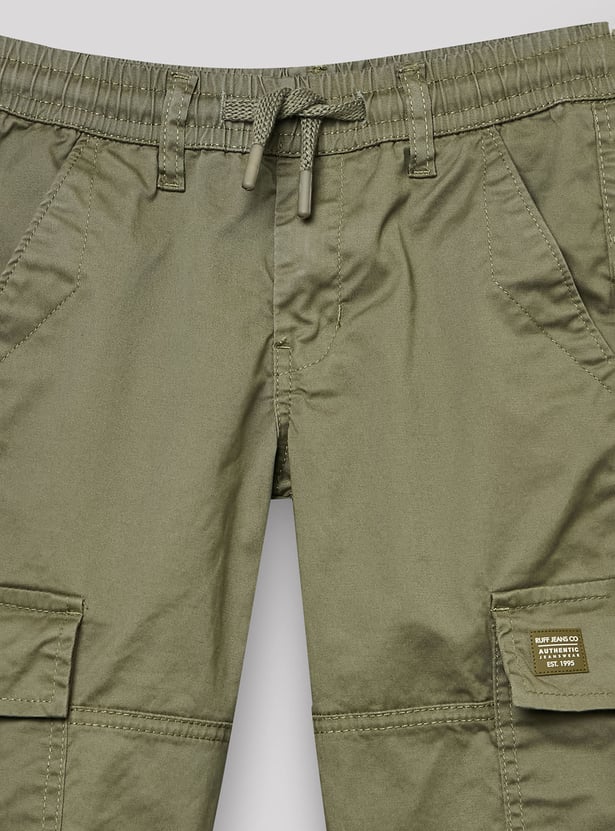 RUFF KIDS Boys Solid Cargos