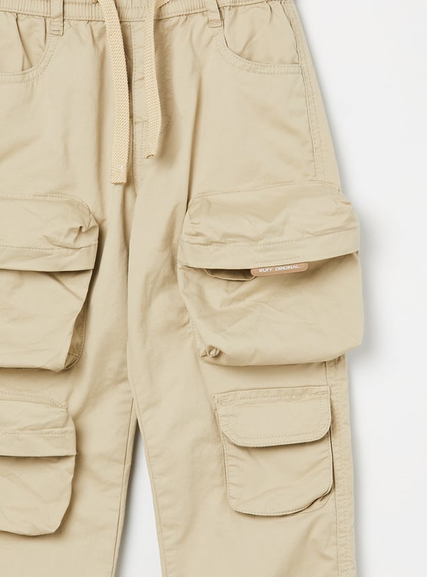 RUFF KIDS Boys Solid Cargos