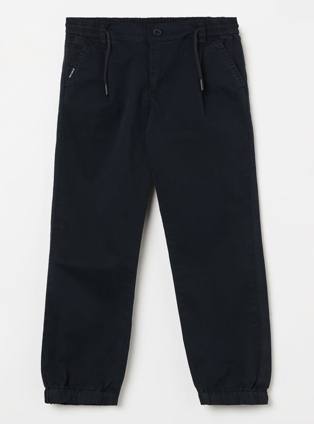RUFF KIDS Boys Solid Jogger Trousers