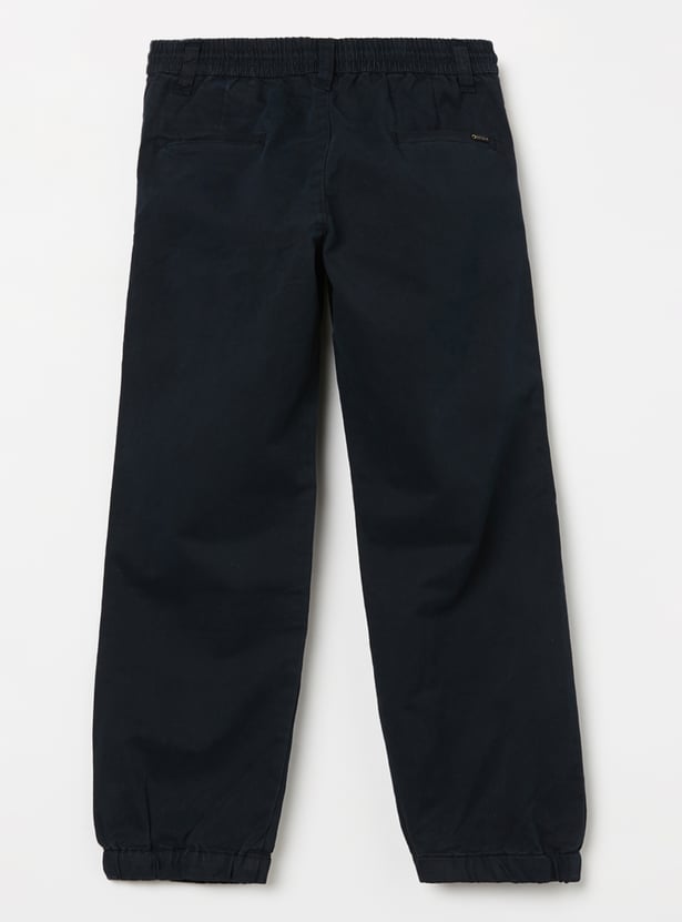 RUFF KIDS Boys Solid Jogger Trousers