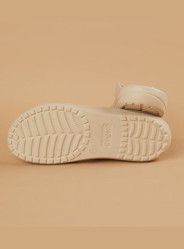 GINGER Floral Embossed Flip Flops