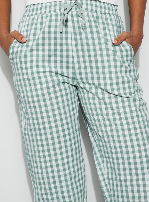 GINGER Checked Lounge Pants