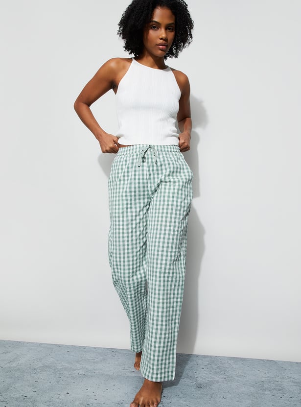 GINGER Checked Lounge Pants