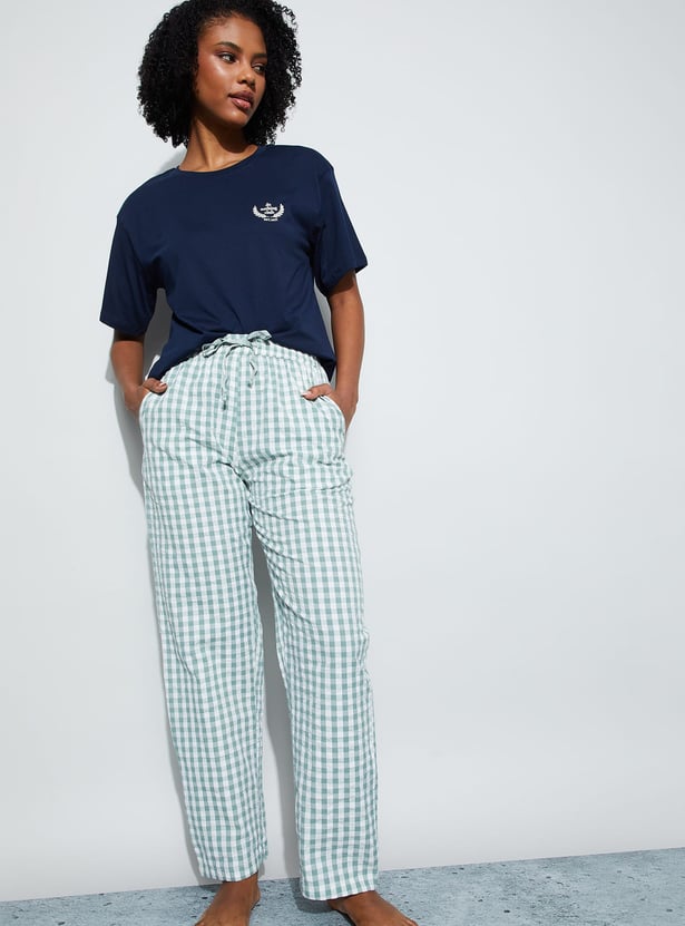 GINGER Checked Pyjamas