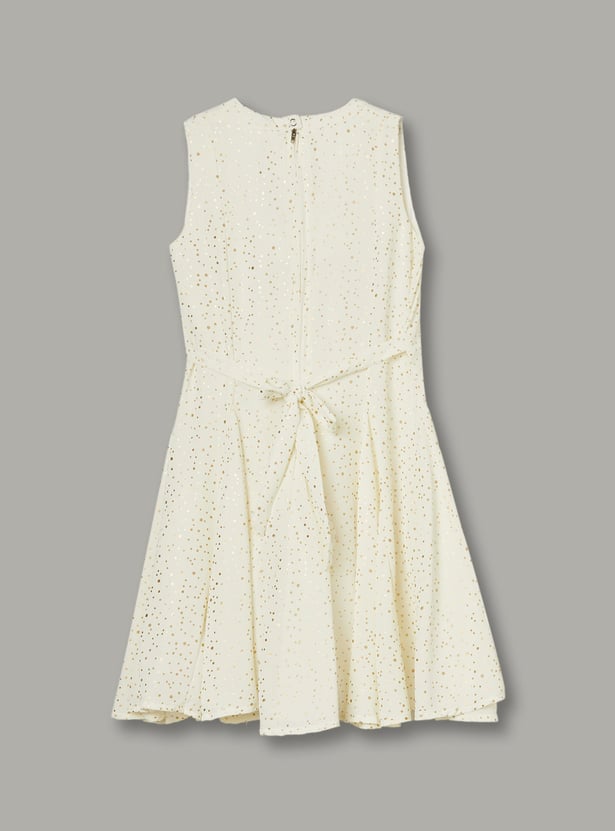 PEPPERMINT Girls Printed A-Line Dress