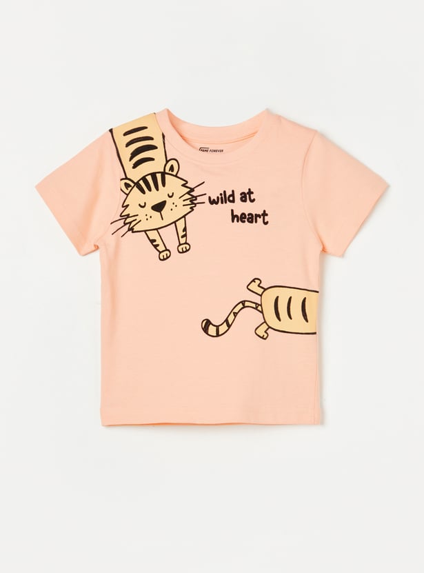 FAME FOREVER Boys Graphic Print T-shirt