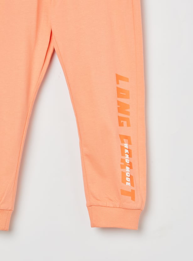 FAME FOREVER Boys Graphic Print Joggers
